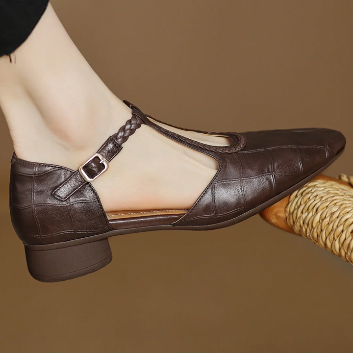 Enzo&Rosa™| Kepa Leather Mary Janes