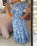 Floral Print V-Neck Dress