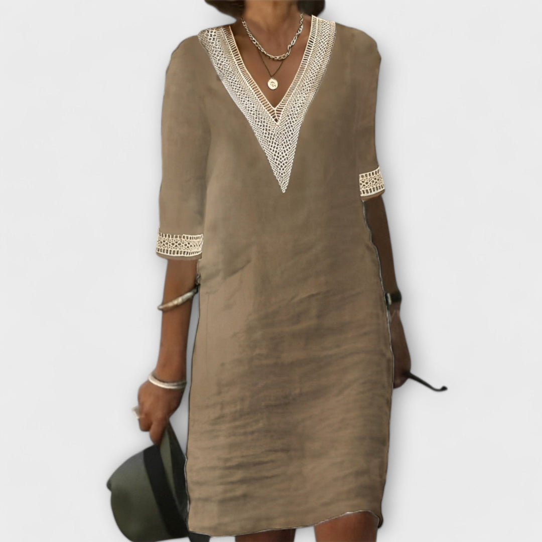 Emelia | Robe V-Cou Style Boho