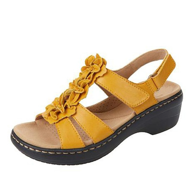 Burgundy Sandals - Orthopaedic