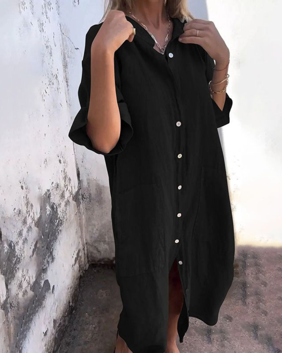 Cadie | Ibiza Style Shirt Dress