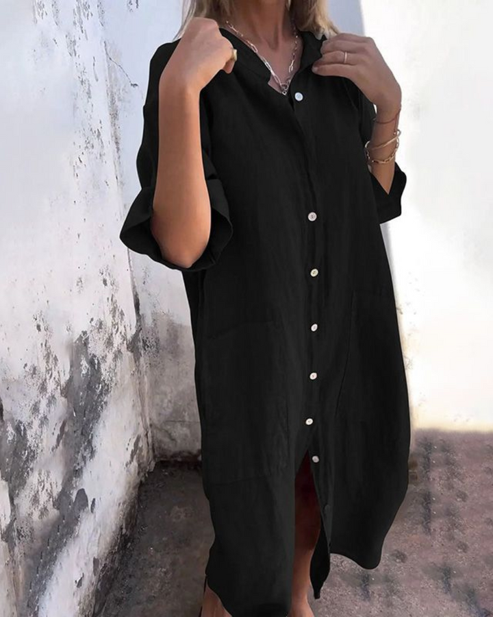 Cadie | Ibiza Style Shirt Dress