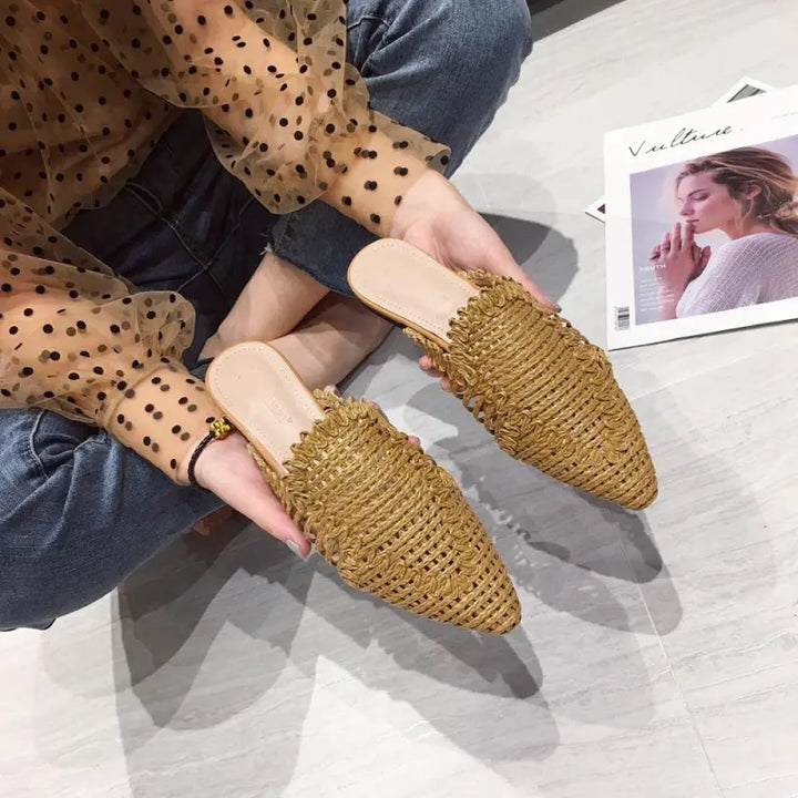 Women's Braided Slip-On Shoes