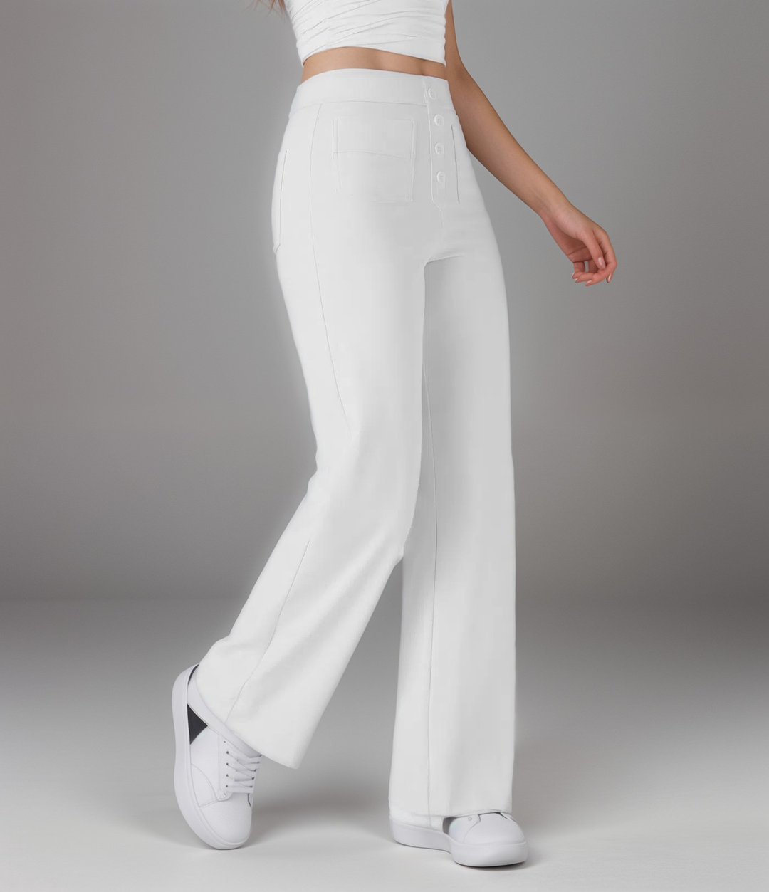 Elsa | Pantalons Élastiques Taille Haute