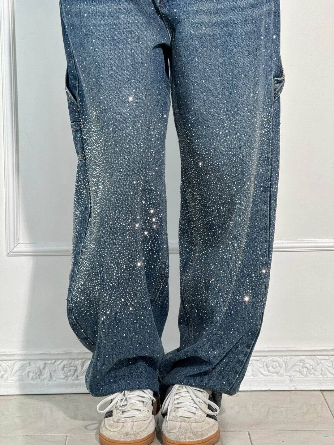 Gertrud™ | Diamond-Patterned Trousers