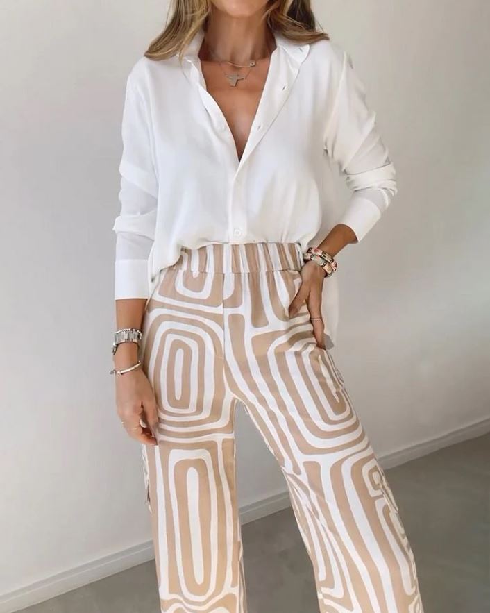 Essential Long Sleeve Two-Piece Outfit