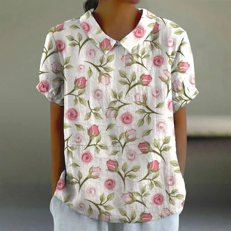 Easygoing Floral Print Top