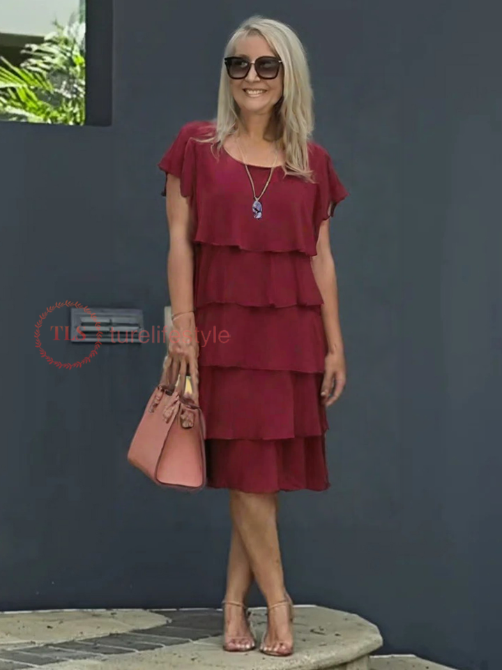 Maloi | Loose chiffon dress