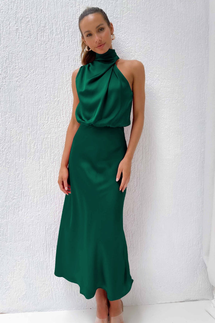 Halterneck Maxi Dress
