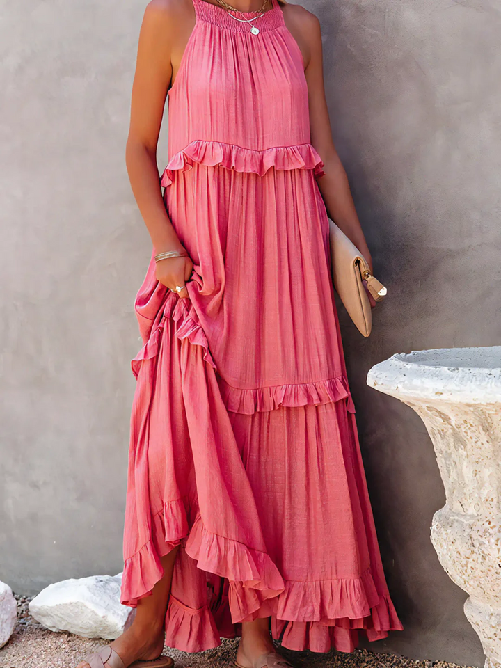 Elsie - Maxi Robe à Volants