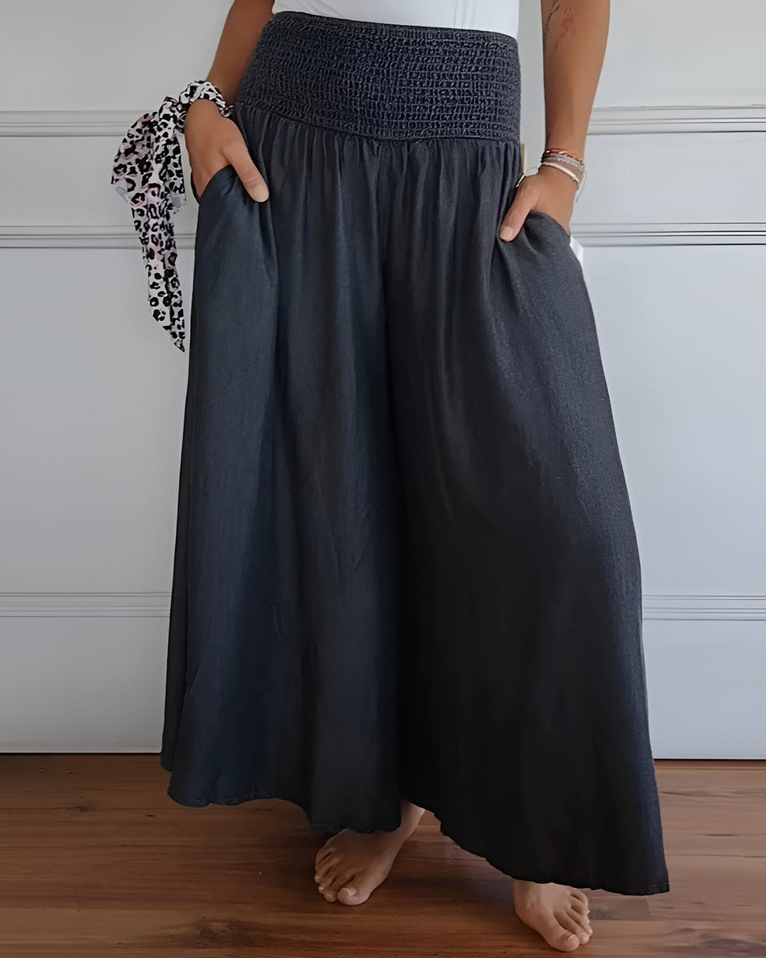 Alva™ | Jupe Longue Confortable à Taille Élastique