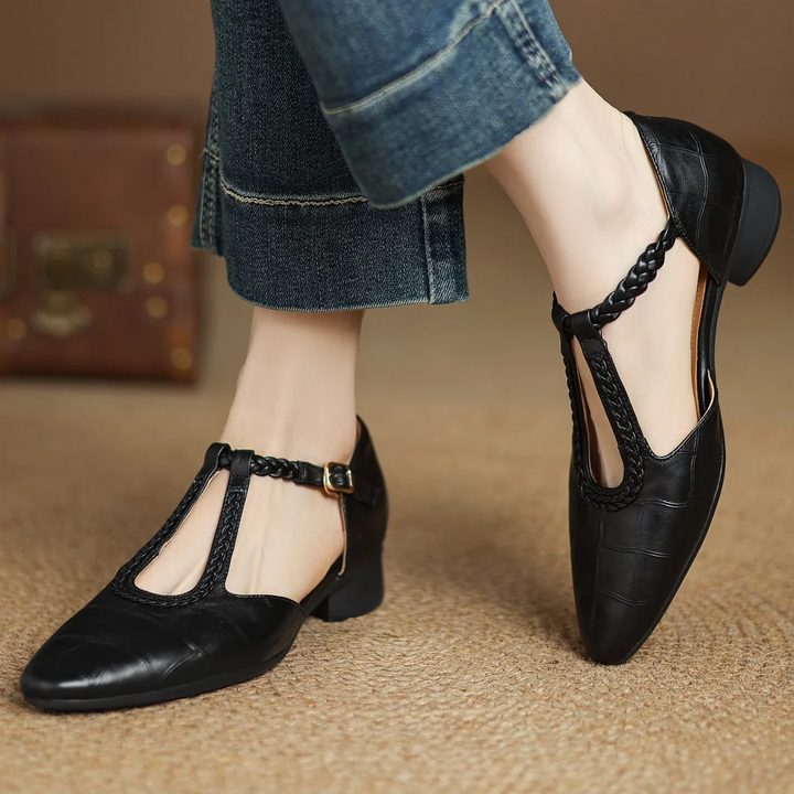 Enzo&Rosa™| Kepa Leather Mary Janes