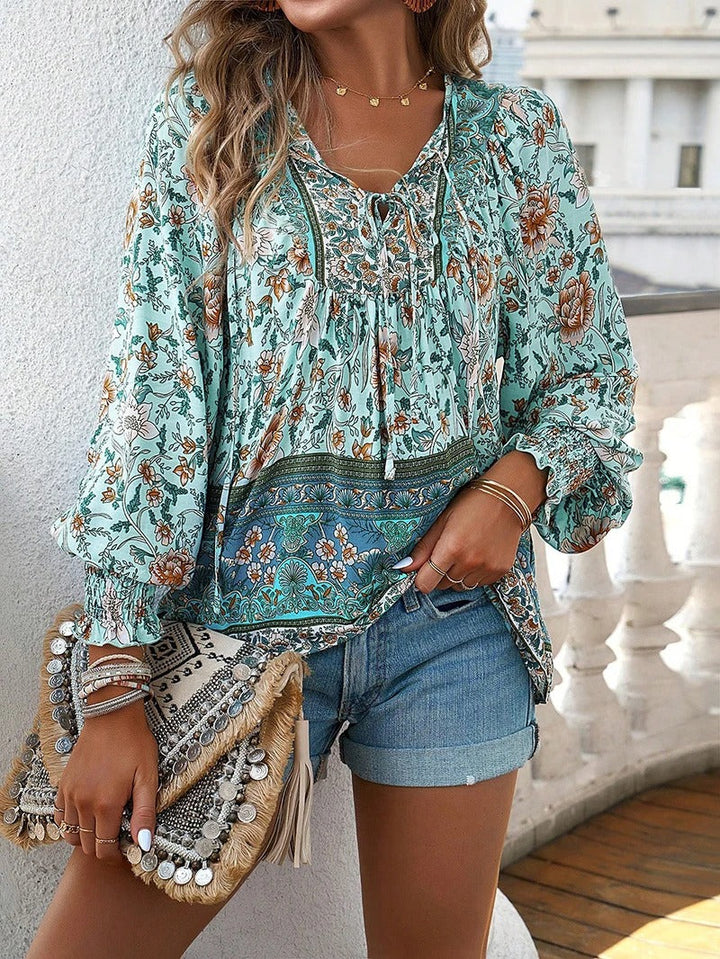 Helena | Summer Floral Blouse