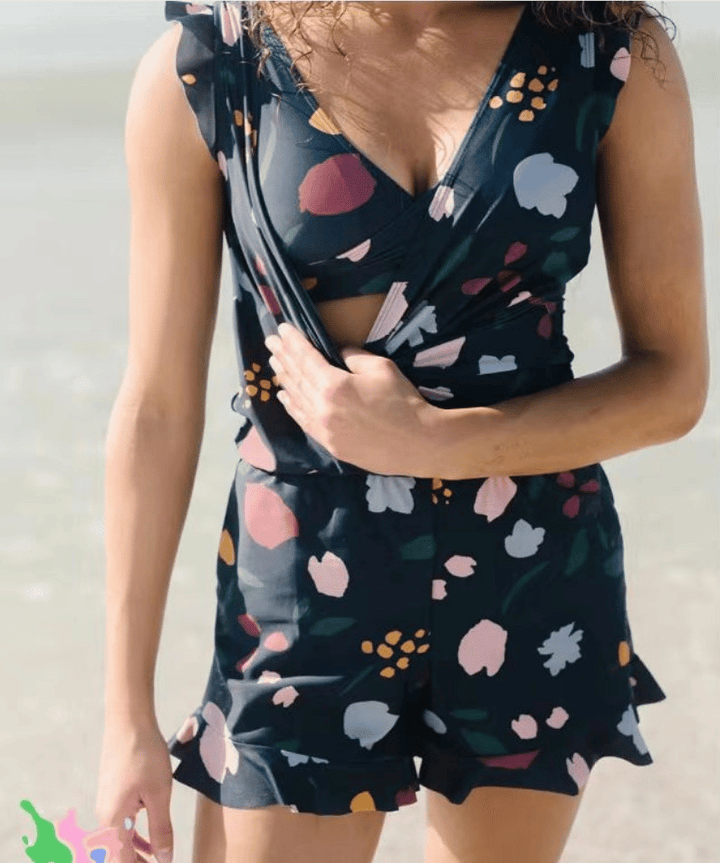 Agnieszka | Maillot de Bain à Volants avec Soutien-Gorge Intégré