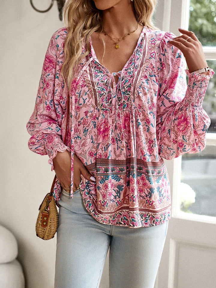 Helena | Summer Floral Blouse