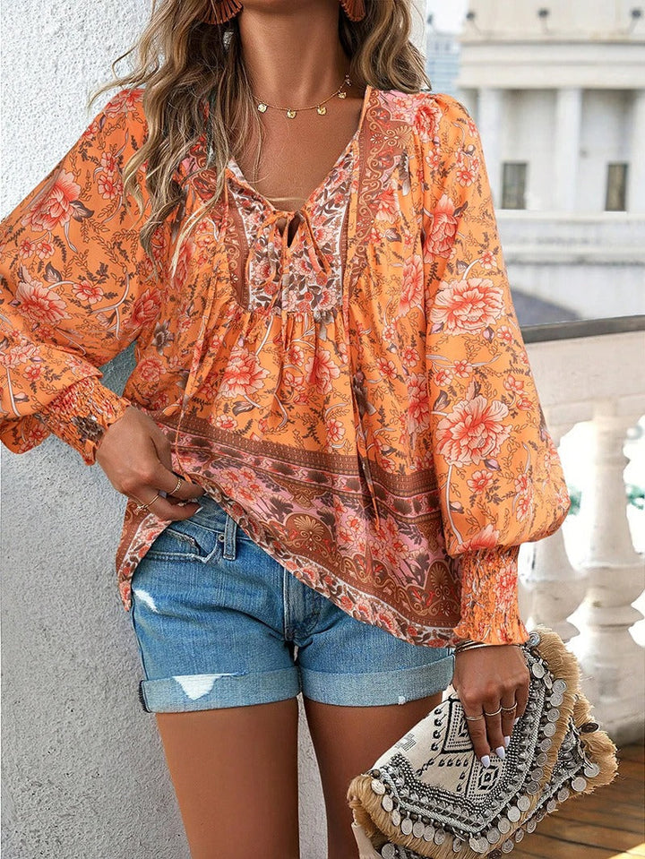 Helena | Summer Floral Blouse