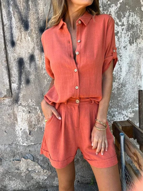 Camille™ | Elegant Lightweight Linen Set Linnea