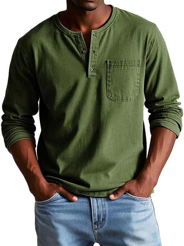 TOBE™ - Classic Long Sleeve Vintage Shirt