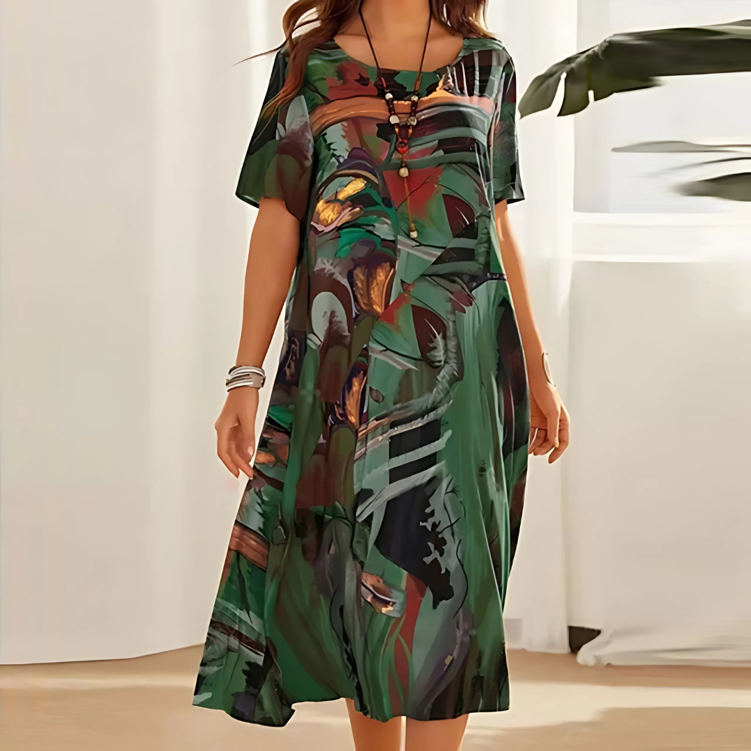 Filomena | Élégante Robe Abstraite