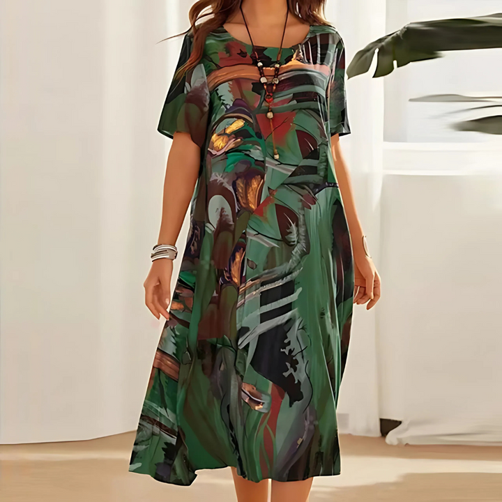 Filomena | Élégante Robe Abstraite