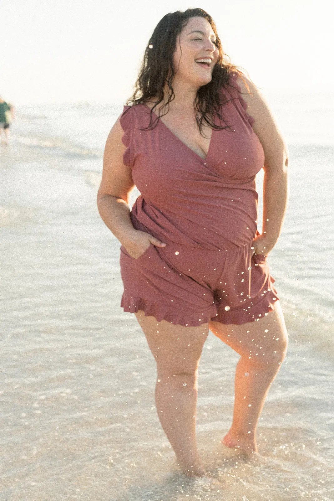 Agnieszka | Maillot de Bain à Volants avec Soutien-Gorge Intégré
