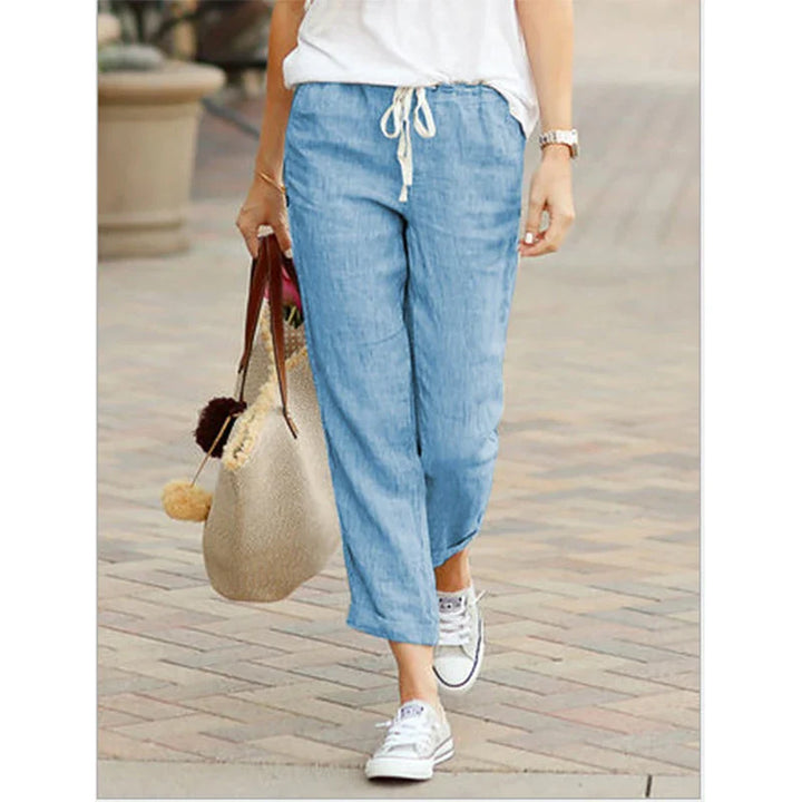 Clover | Linen Drawstring Pants
