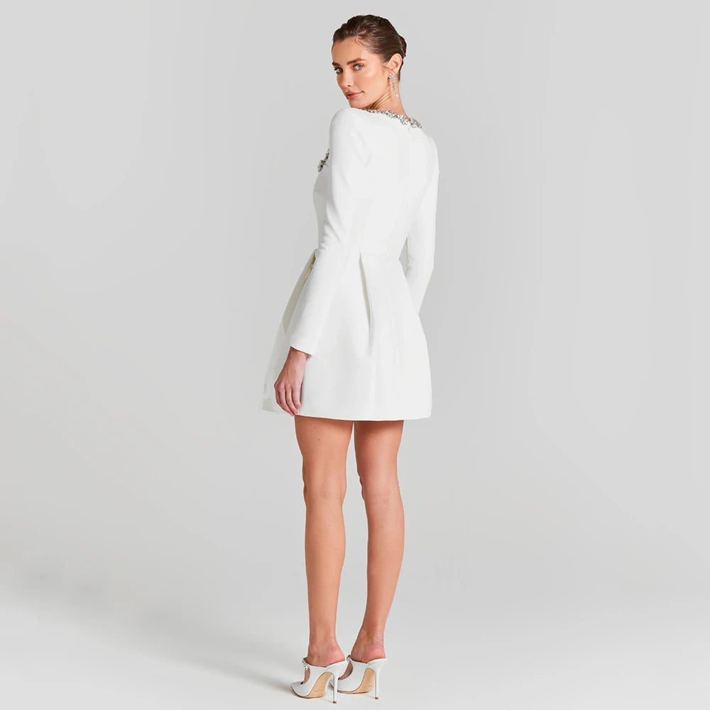 Barbara - Luxe Velvet Mini Dress