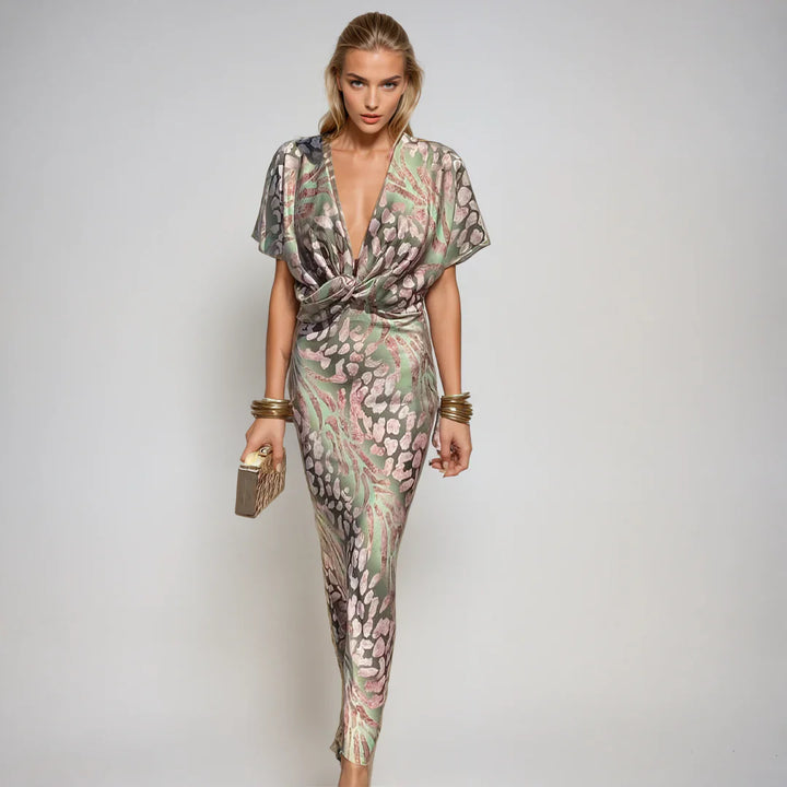 Ariella - Robe Maxi en Soie Sophistiquée