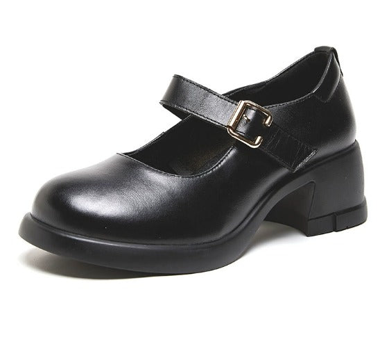 Enzo&Rosa™| Agnes Leather Mary Janes