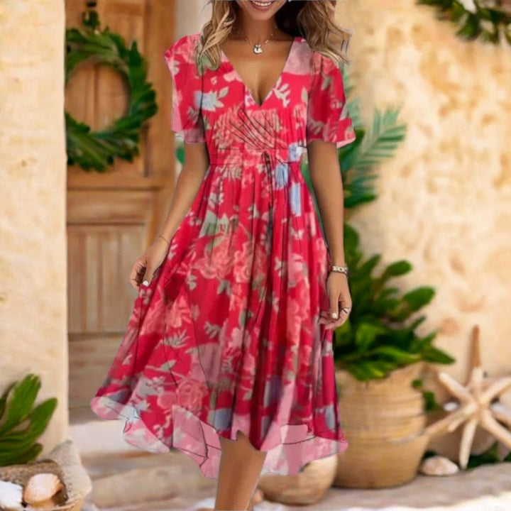 Annegret | Relaxed V-Neck Dress