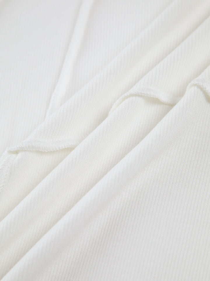 ALMA | Chemise à Manches Longues avec Détails en Piping