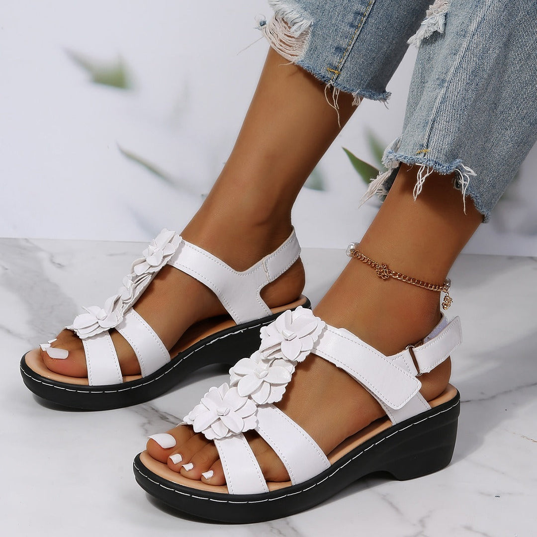 Burgundy Sandals - Orthopaedic