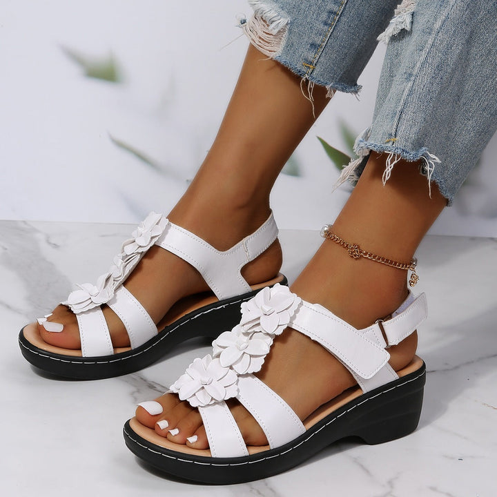Burgundy Sandals - Orthopaedic