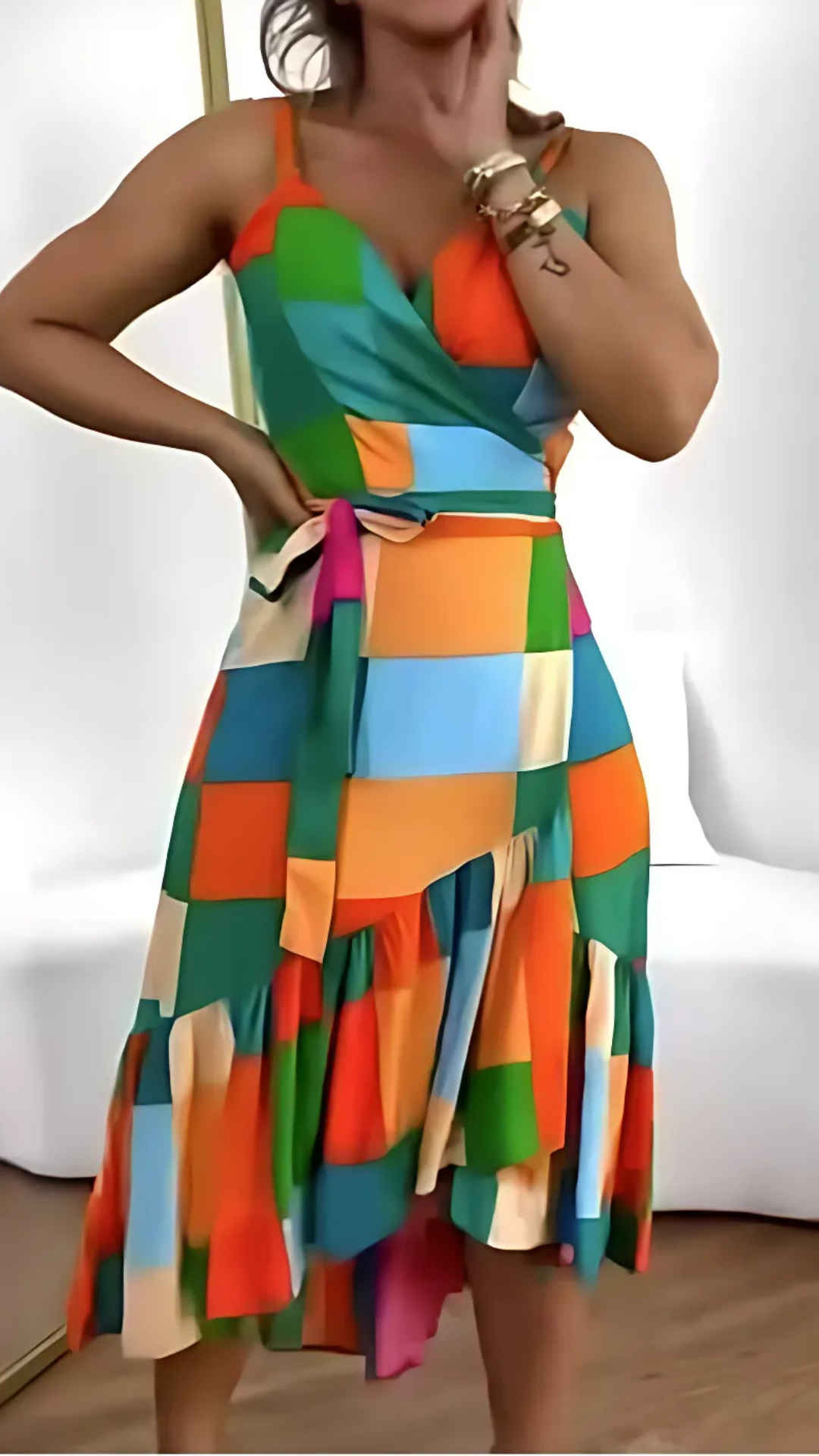 Britte | Lightweight Resort Print Tunic Dress