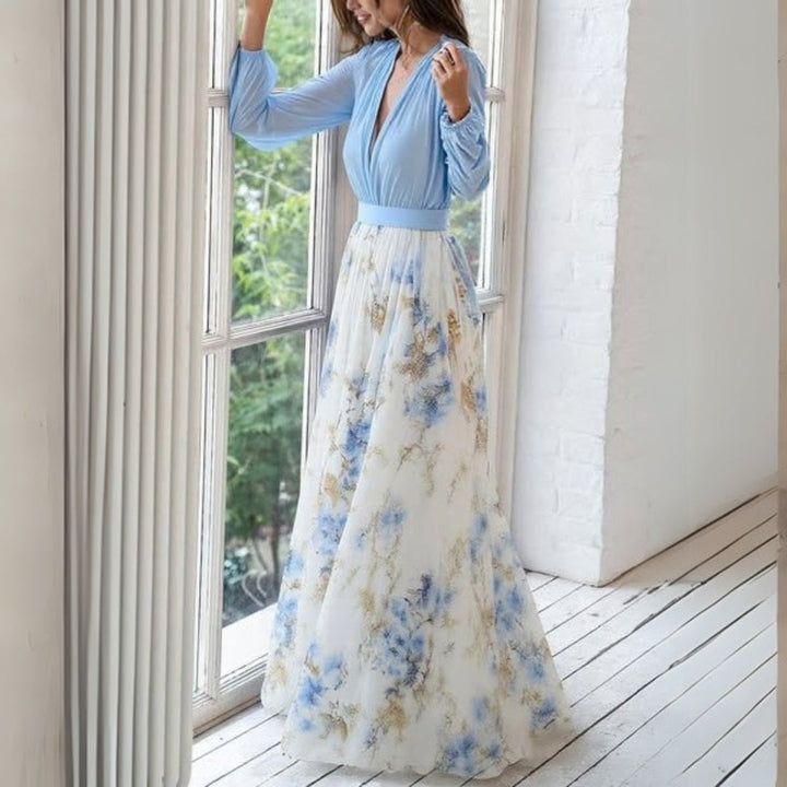 Dolores | Élégante Robe Maxi à Fleurs