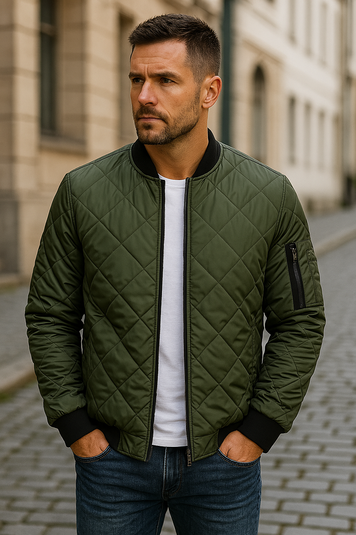 TOBE™ - Diamond Pattern Cotton Jacket