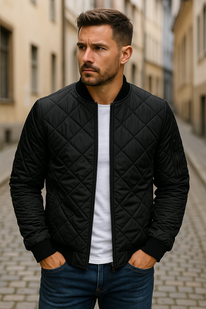 TOBE™ - Diamond Pattern Cotton Jacket