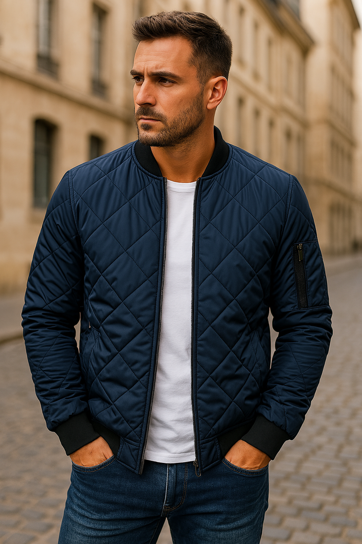 TOBE™ - Diamond Pattern Cotton Jacket