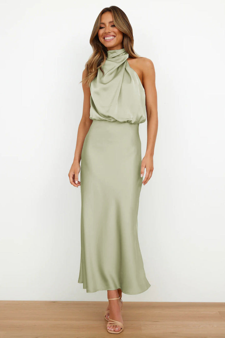 Halterneck Maxi Dress
