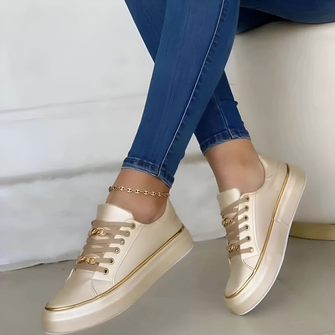 Gracie Élégant - Sneakers Orthopédiques Chic