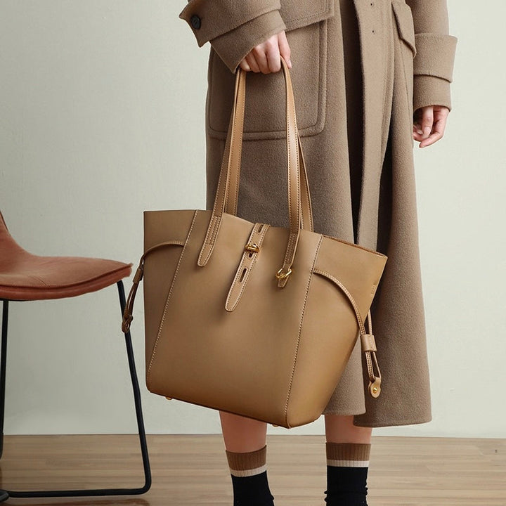 Elsen | Sac fourre-tout en cuir vintage avec fermeture