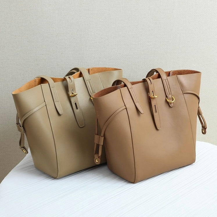 Elsen | Sac fourre-tout en cuir vintage avec fermeture