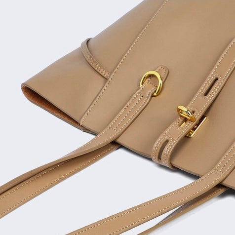 Elsen | Sac fourre-tout en cuir vintage avec fermeture