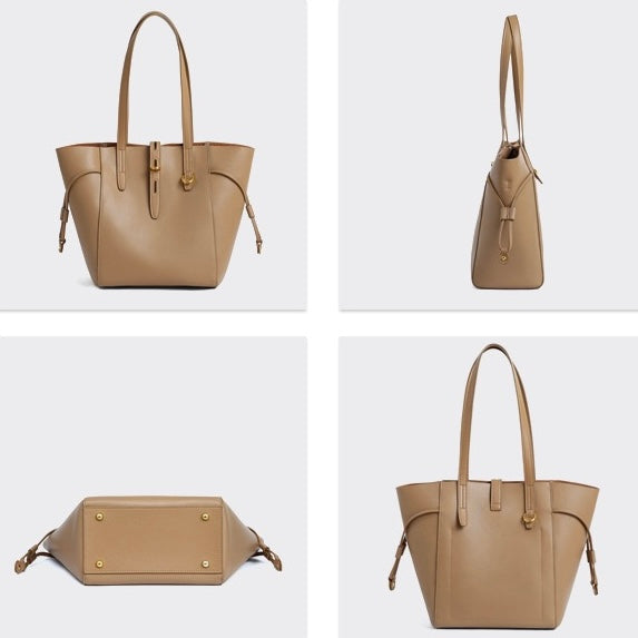 Elsen | Sac fourre-tout en cuir vintage avec fermeture