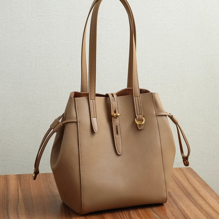 Elsen | Sac fourre-tout en cuir vintage avec fermeture