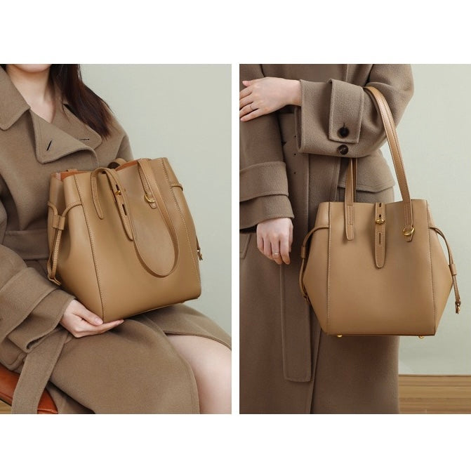 Elsen | Sac fourre-tout en cuir vintage avec fermeture