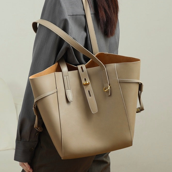 Elsen | Sac fourre-tout en cuir vintage avec fermeture