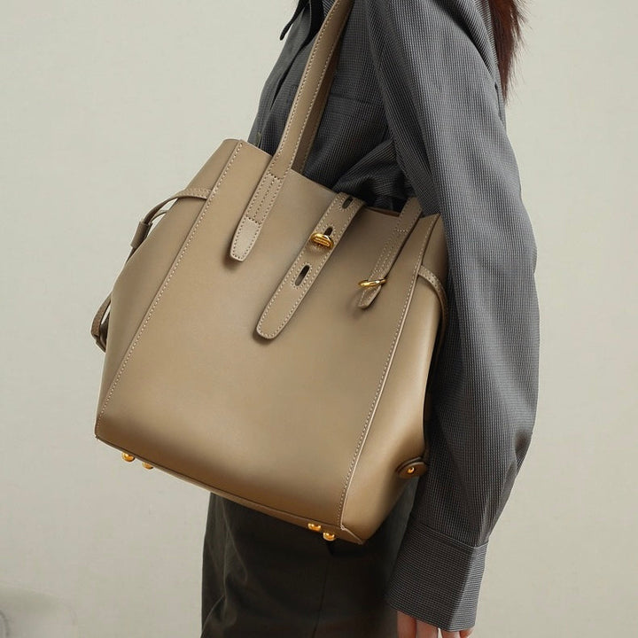 Elsen | Sac fourre-tout en cuir vintage avec fermeture