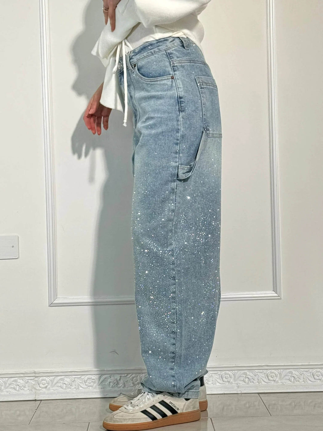 Gertrud™ | Diamond-Patterned Trousers