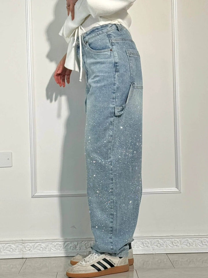 Gertrud™ | Diamond-Patterned Trousers